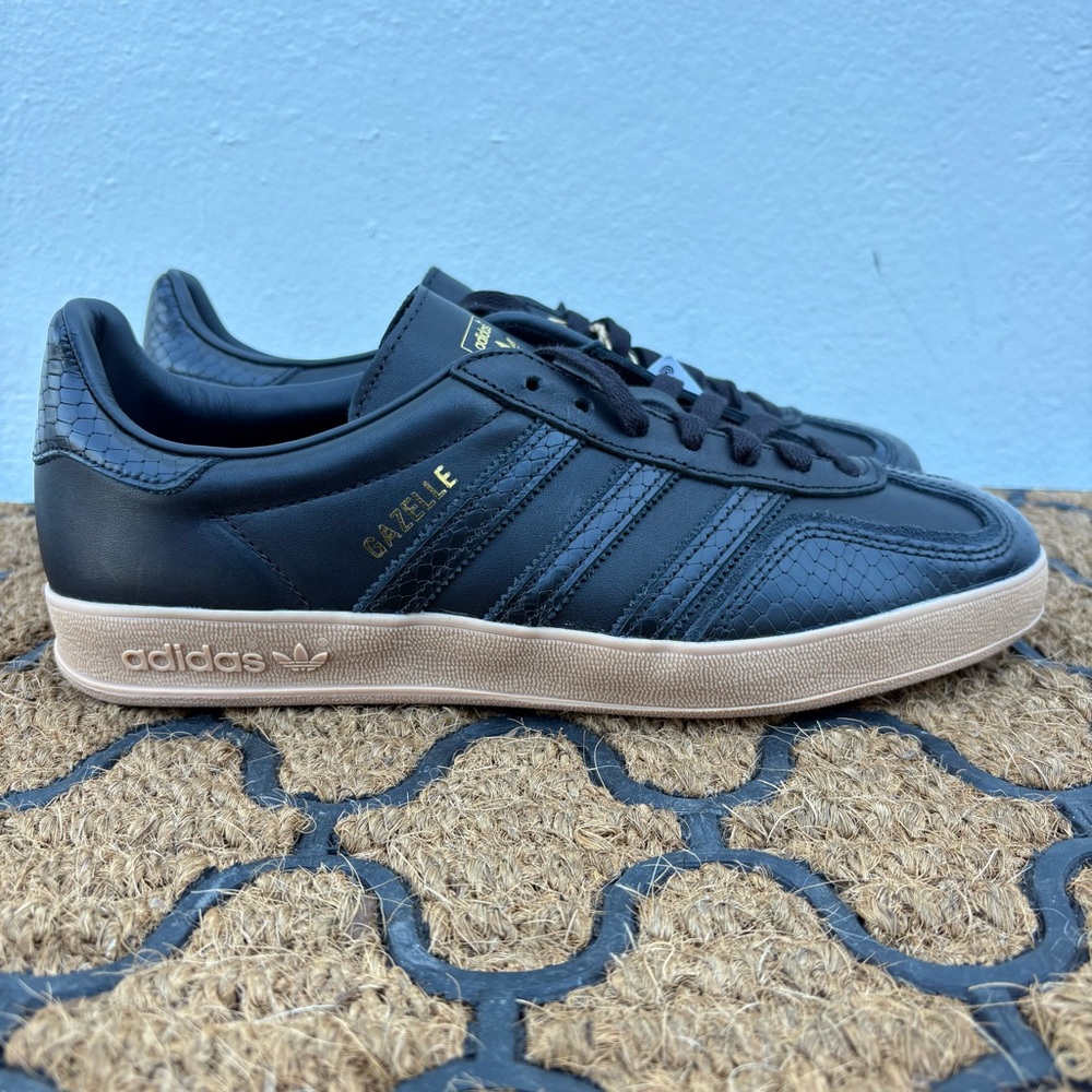 Adidas Gazelle Indoor Black Core/Gum Snakeskin Pack Men’s Shoes Size 9 IF1978